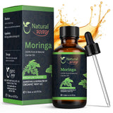 Moringa Carrier Oil for Diffusers, Dry Skin, Hair | Natural Aroma Oil for Home Fragrance, DIY Beauty Blends & DIY Candle Making, Long Lasting Scent for Office, Bedroom Scent 4 Fl Oz (120 mL)