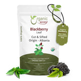 Blackberry Leaf (Rubus fruticosus) Cut & Sifted - Herbal Tea | European Wild-Harvest |  Kosher Certified | Non GMO & Gluten Free | USDA Certified | Origin - Albania