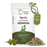 Natural Myrtle Leaf Powder (Myrtus communis) - European Wild-Harvest | Kosher Certified | Raw, Vegan, Non GMO & Gluten Free | Origin - Albania