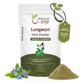 Natural Lungwort Herb Powder (Pulmonaria Officinalis) - Herbal Tea | Kosher Certified | Raw, Vegan, Non GMO & Gluten Free | USDA Certified | Origin - Albania