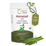 Horsetail Herb Cut & Sifted (Equisetum arvense) - Herbal Tea | European Wild-Harvest | Kosher & USDA Certified | Vegan, Non-GMO & Gluten Free | 100% Raw from Albania