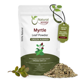 Natural Myrtle Leaf Powder (Myrtus communis) - European Wild-Harvest | Kosher Certified | Raw, Vegan, Non GMO & Gluten Free | Origin - Albania