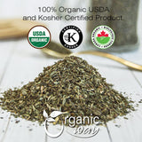 Dried Peppermint Leaf Cut & Sifted (Mentha and piperita) | Herbal Tea - European Wild-Harvest | Kosher Certified | Raw, Vegan, Non GMO & Gluten Free | USDA Certified | Origin - Albania