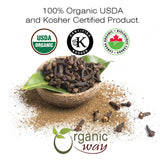 Premium Cloves Powder (Syzygium aromaticum) - Aromatic Spice | Kosher Certified | Raw, Vegan, Non GMO & Gluten Free | USDA Certified | Origin - Sri Lanka