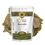 Organic Way Avocado Dried Leaves Whole | Organic, Kosher & USDA Certified | Non GMO & Gluten Free | Origin - Sri-Lanka (1/4 LBS - 4 Oz)