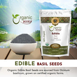 Edible Basil Seeds | Sabja Seeds Rich in Fibers | Kosher Certified | Origin Albania