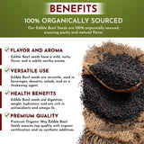 Edible Basil Seeds | Sabja Seeds Rich in Fibers | Kosher Certified | Origin Albania