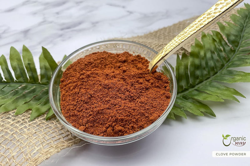 Premium Cloves Powder (Syzygium aromaticum) - Aromatic Spice | Kosher Certified | Raw, Vegan, Non GMO & Gluten Free | USDA Certified | Origin - Sri Lanka