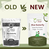 Dried Blue Butterfly Pea Flowers | Vegan, Non GMO & Gluten Free | USDA Certified | Raw from India