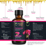 Geranium Essential Oil for Diffusers | Natural Aroma Oil for Home Fragrance, Humidifier & DIY Candle Making, Long Lasting Scent for Office, Bedroom & Soothing Scent 4 Fl Oz (120 mL)