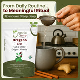Dried Oregano Leaf Cut & Sifted (Origanum vulgare) - European Wild-Harvest | Kosher Certified | Vegan, Non GMO & Gluten Free | USDA Certified | Origin - Albania