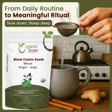 Black Cumin Seeds (Nigella Sativa) Kalonji – Whole Black Seeds | Non-GMO, Pure, Fresh & Premium Quality | Non-GMO & Kosher Certified | Origin - India