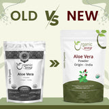 Aloe Vera Leaf Powder (Aloe barbadensis) - Kosher Certified | Raw, Vegan, Non GMO & Gluten Free | USDA Certified | Origin - India