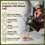Organic Way Dill Weed Cut & Sifted - Herbal Tea - Origin Egypt
