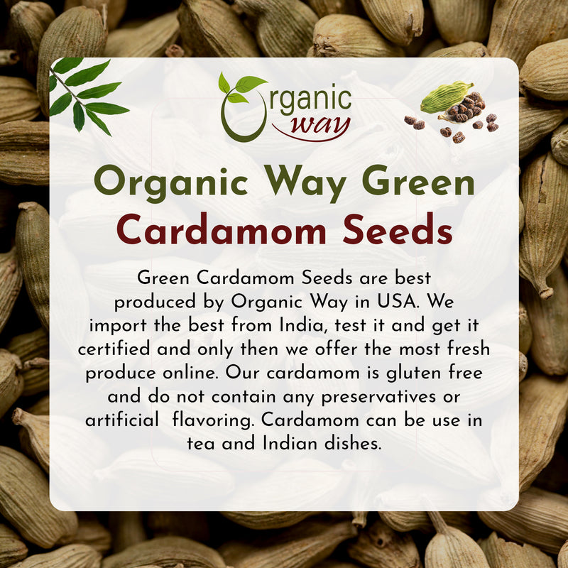 Organic Way Green Cardamom Seeds