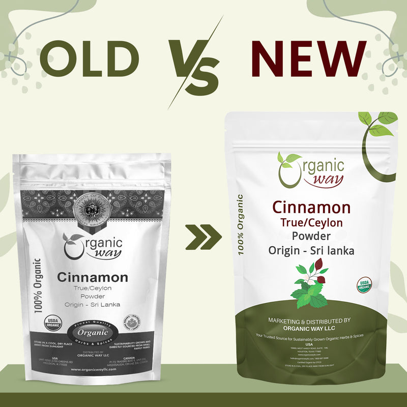 True Ceylon Cinnamon Powder | Kosher Certified | Raw, Vega, Non-GMO & Gluten Free | Freshly Grounded Premium Cinnamon | Resealable Bag | Origin-Sri Lanka