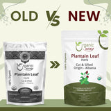 Plantain Leaf Cut and Sifted | European Wild-Harvest | Kosher Certified | Non GMO & USDA Certified