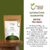 Detox Tea Bags | Pyramid Tea Bags, Caffeine-Free, 100% Natural Ingredients, ECO Conscious Packaging | Herbal Tea for Relaxation | Rich Flavor, and Sustainable Enjoyment