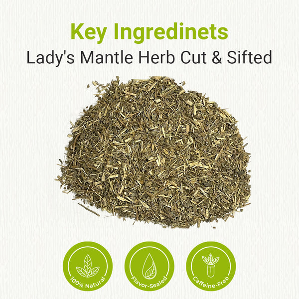 Natural Lady's Mantle Herb Cut & Sifted