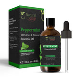 Natural Way Peppermint Essential Oil | Premium Grade Essential Oils for Hair Care, Oil for Skin, Aromatherapy, & Diffuser | Essential Oil for Skin Tag Remover, Massage Oil & Humidifier Use | 4 Fl Oz (120 mL)