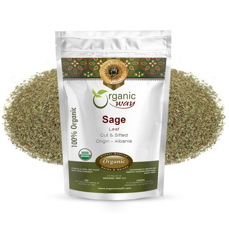 Sage Leaf (Cut & Sifted), European Wild Harvest